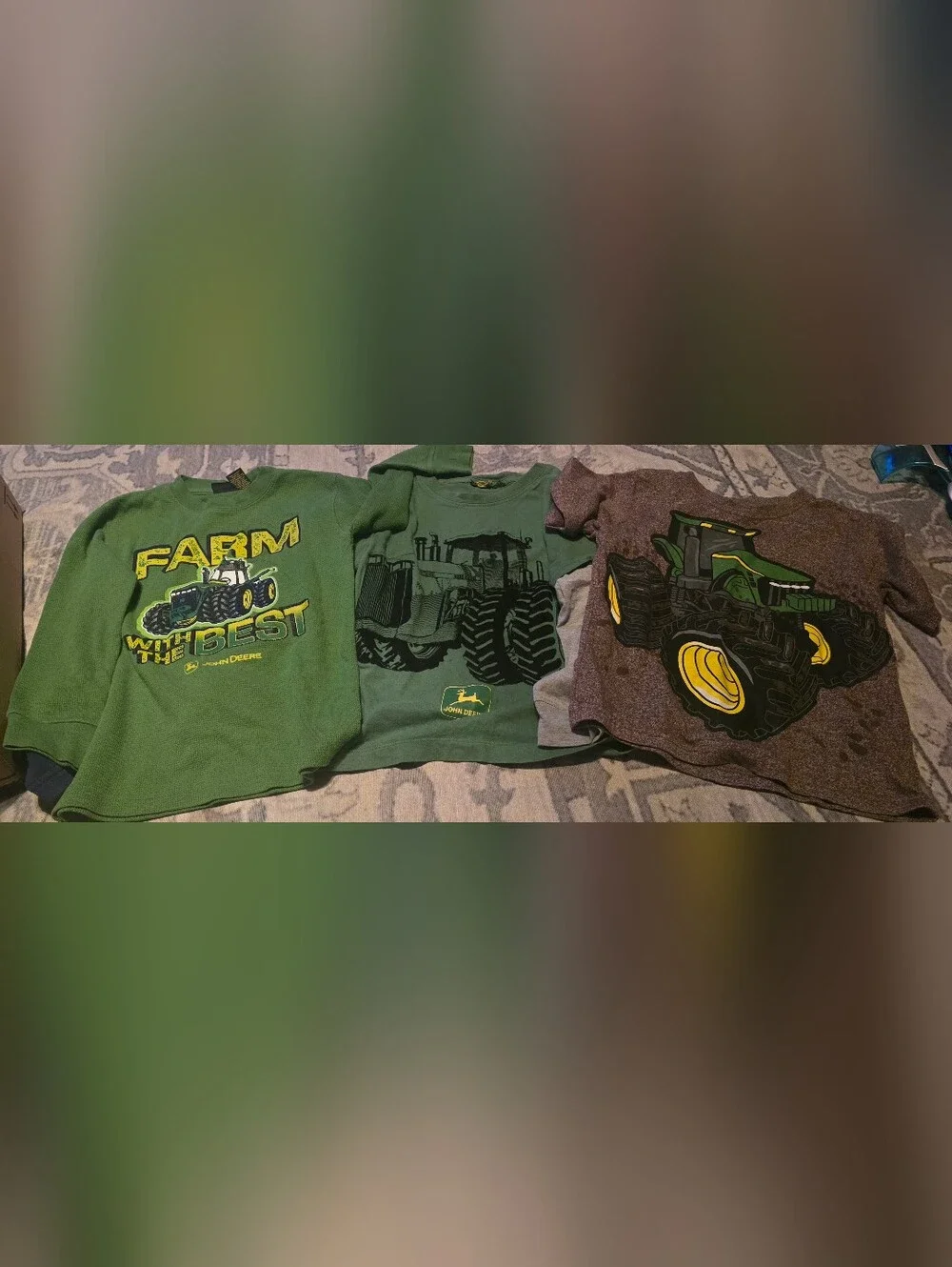 John Deere Shirts 2 Long Sleeve 1 Short Sleeve